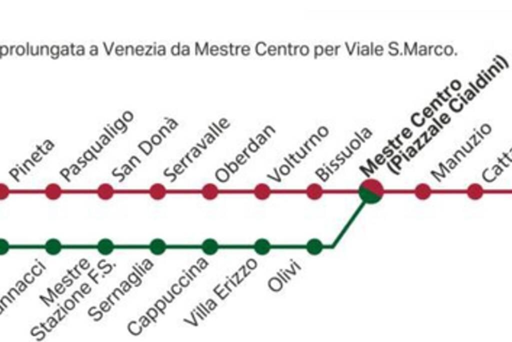 Апартаменты Caros 30Mt Tram Venezia Wifi Ingresso Indipendente Местре Экстерьер фото